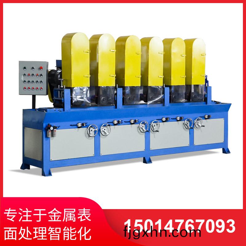 六組(zu)輸送式拉絲機